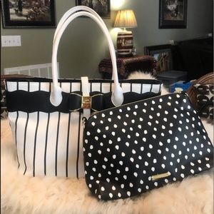 Rare Betsey Johnson 2 piece Glamorous Tote/Satchel